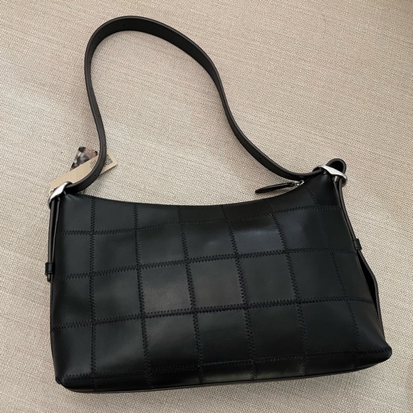 NWT Coachtopia Alter/Ego Shoulder Bag In Checkerboard Upcrafted Leather Black - Picture 7 of 7